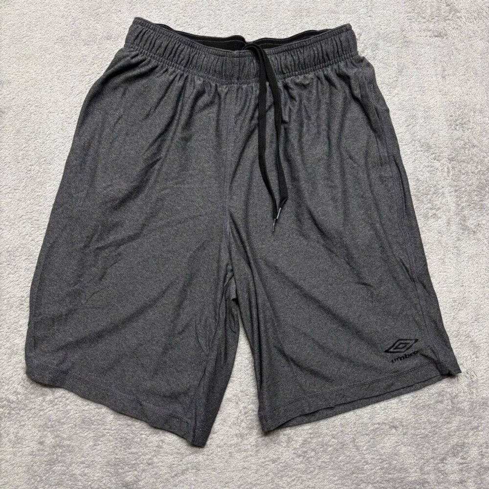 Umbro Athletic Shorts‎ Mens Small Gray Activewear Gym